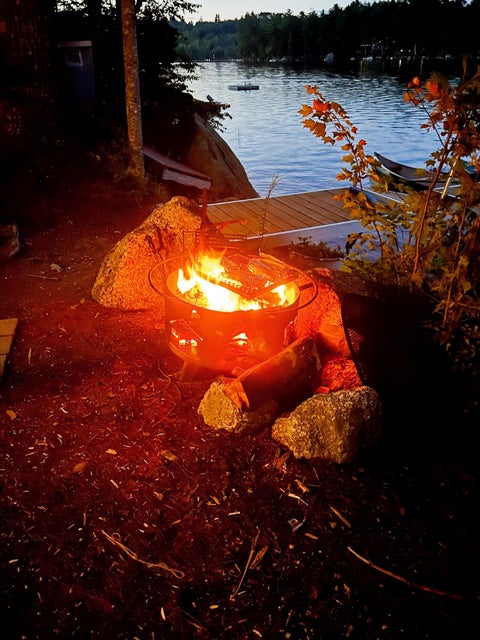Fire Pit on Patio