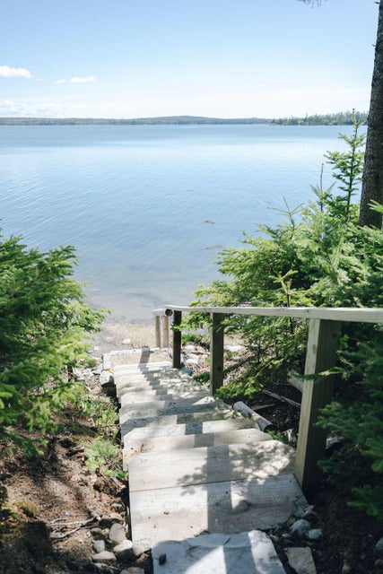 Stairs to ocean