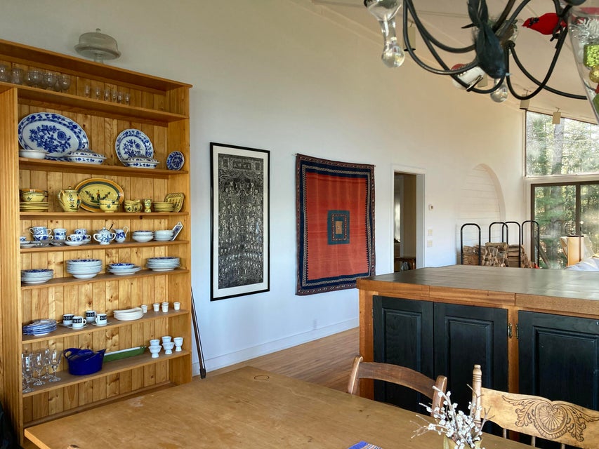 From dining room to living room.