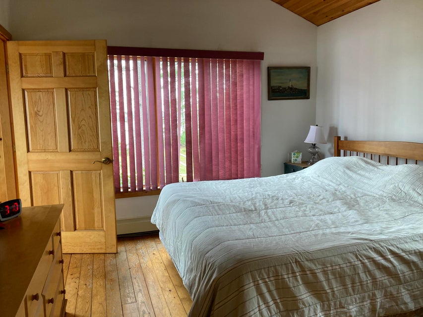 Primary bedroom east and south facing.
