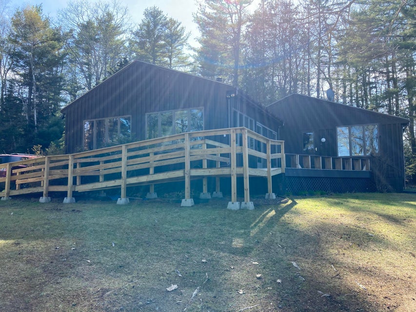 Ramp to deck from yard.
